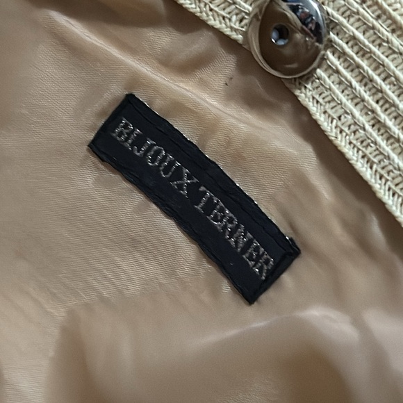 Bijoux Terner Snap Top Shoulder Bag-100% Paper-Natural Beige Color-GUC - Picture 15 of 16